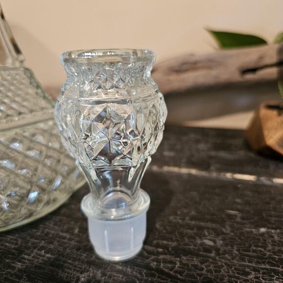 Anchor Hawking Mid Century Crystal Captains's Decanter 12" Tall - Picture 3 of 7